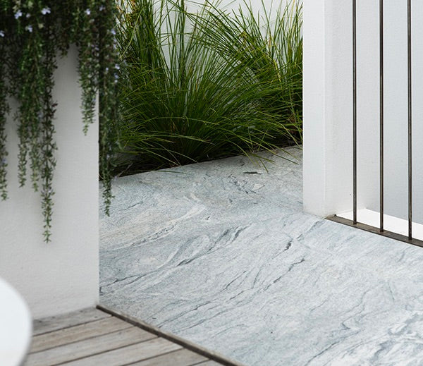 Granit Viscont White placaj 60x30x1 cm lustruit - imagine 1