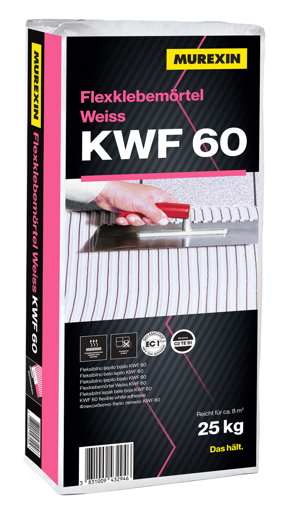 Murexin KWF 60 – Adeziv Flexibil Alb pentru Piatra Naturală