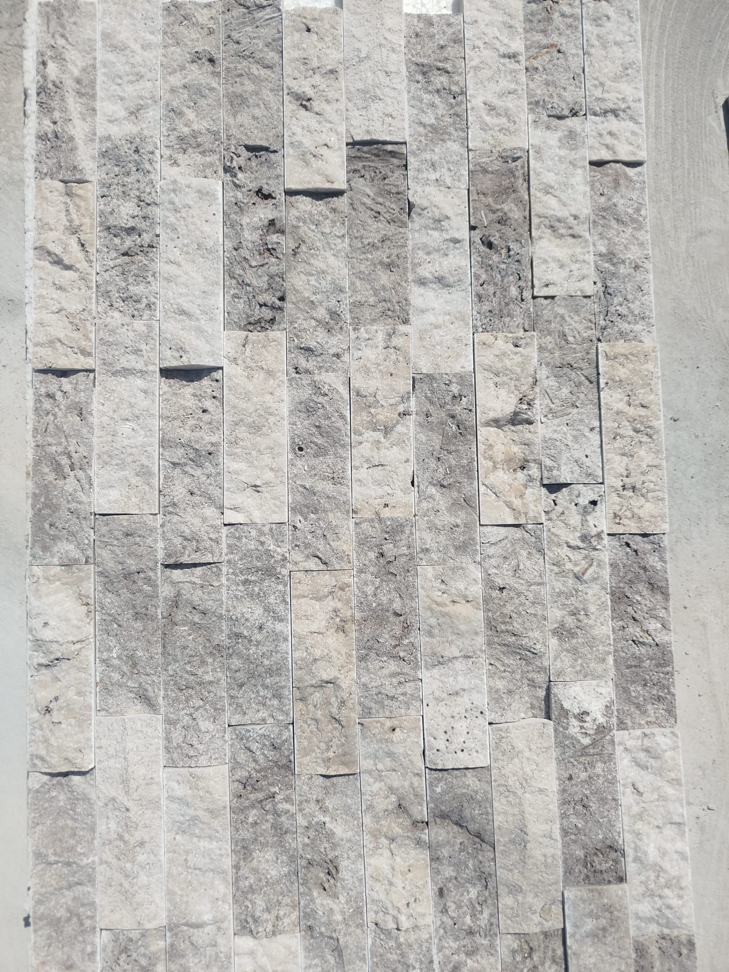 Piatra Decorativa Travertin Silver