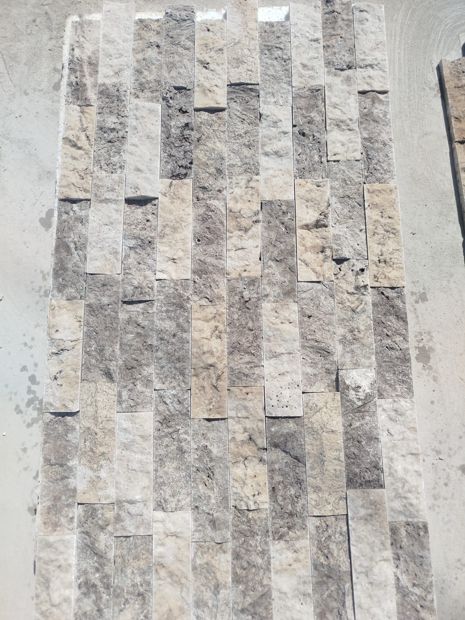 Piatra Decorativa Travertin Silver