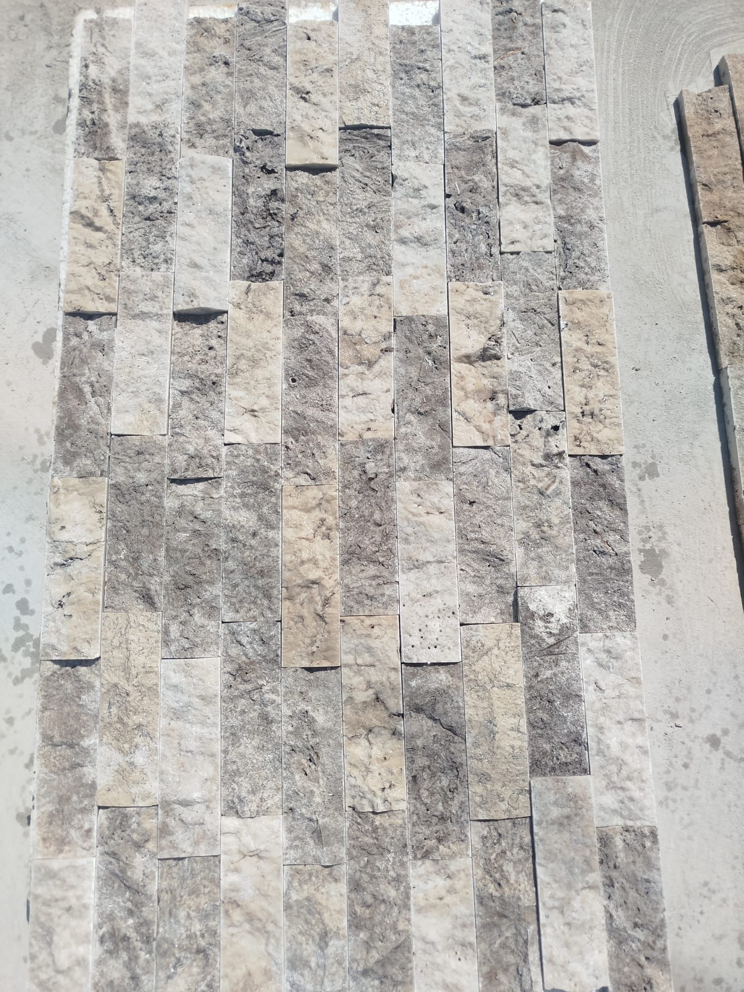 Piatra Decorativa Travertin Silver