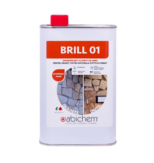 BRILL01 – Impermeabilizant Profesional cu Efect Umed Lucios pentru Piatra Naturala