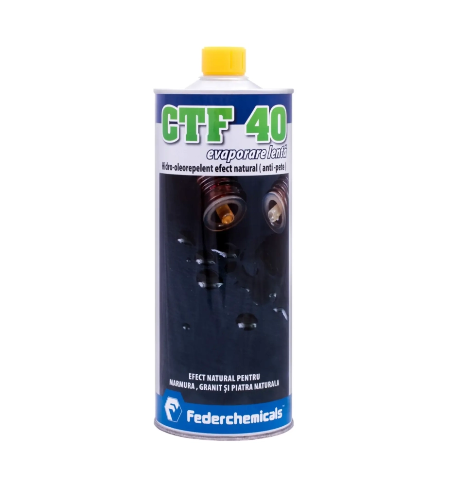 CTF-40 – Impermeabilizant la apă și ulei pentru piatră naturală cu efect natural