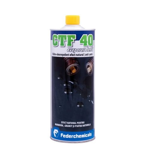 CTF-40 – Impermeabilizant la apă și ulei pentru piatră naturală cu efect natural