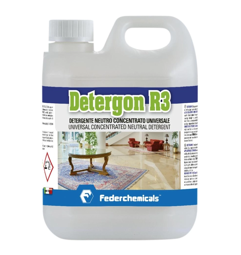 Detergon R3 – Detergent neutru concentrat pH 7 pentru curățare piatră naturală