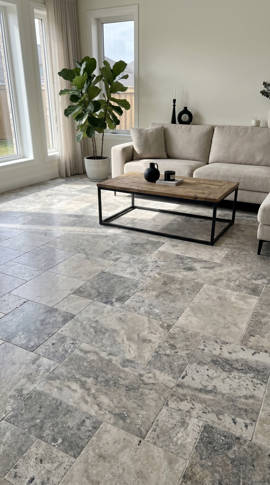 Travertin Silver French Pattern Marmorex™ 4